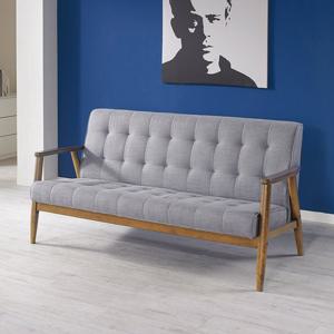 [스코나]루아스 원목 패브릭 3인 소파