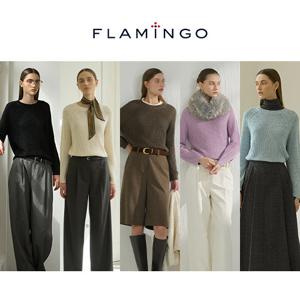 [후라밍고] 25FW 시퀸 글리터 크로쉐 멜로우 니트 3종