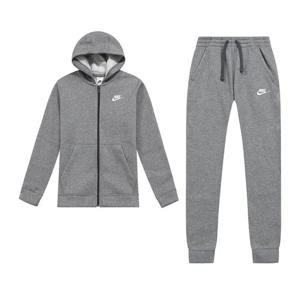 나이키 NSW 후드 조거 여성 트레이닝복세트 츄리닝 러닝복 그레이 BV3634-091