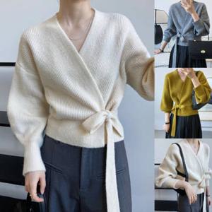 [로라제이] 쇼비리본니트탑 M0725