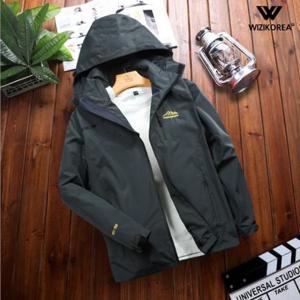 [위즈아이]아웃도어 후드 방수 바람막이 등산 자켓 남자 남성 점퍼 아우터 WI097J