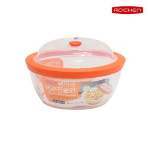 로이첸 전자레인지용기 밀폐용기 원형 1700ml