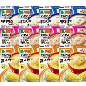 갤러리아_보노 컵 스프 12개(콘스프4개+버섯스프4개+체다치즈4개)