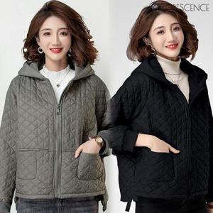 [플로레센스][플로레센스] 프릴 후드 누빔패딩점퍼(색상선택)_19181043_588350