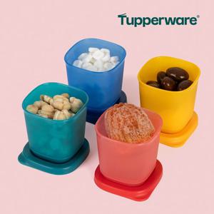 타파웨어 싱싱블록 미니 정사각 110ml 4개