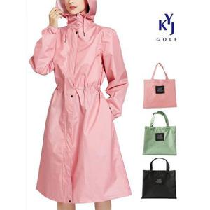 [김영주골프]여성 골프 우비 허리스트링 여자 비옷 레인 코트 KOSLRC01
