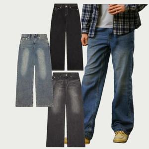 [행텐][모다춘천]남성 스판 히든밴딩 와이드 데님 10530-055-604-10_CC