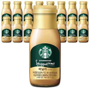갤러리아_스타벅스 프라푸치노 바닐라 병커피 281mlx16병