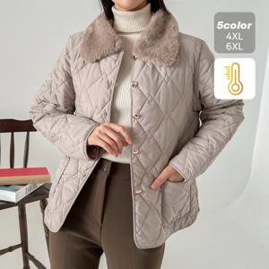 ♥1+1♥25 최신상 따수미 퍼카라 경량 패딩점퍼 2종