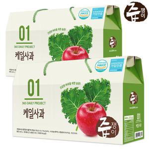 즙쟁이 케일사과즙 2박스/60포