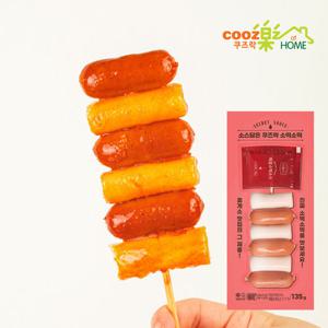쿠즈락앳홈 소스담은 소떡소떡 135g 3팩+3팩