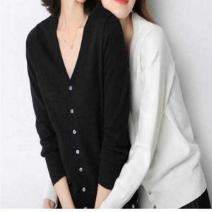 가디건 카디건 가디간 CD 아우터 여성 남성 기본 간절기 검정 사무실 패션 가을