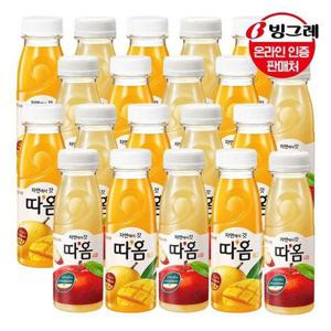 갤러리아_빙그레 따옴 주스 235ml 사과10병+망고10병