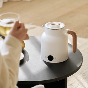 [다룸] 멜로우 전기포트 온도조절 보온 분유 커피 무선 포트 스테인리스 주전자 1L 출산 육아 선물