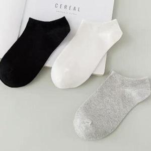 10켤레 남자여자 무지 스니커즈 발목 양말 중목 양말 (W8CCBB7)