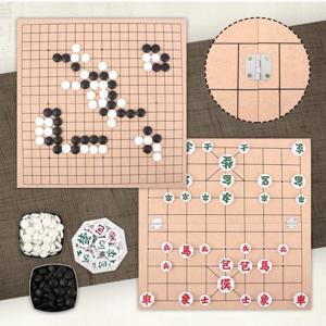 바둑판 장기판 바둑알 장기알 15mm 접판 정석세트