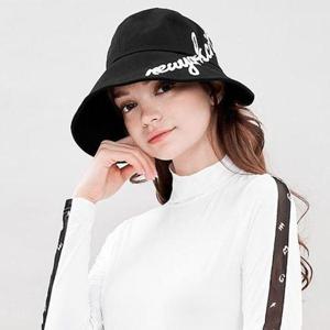 [체스]페브 여성골프 레터링 벙거지모자 골프버킷햇 자외선차단 여름모자