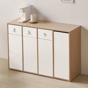 ★베스트특가★ 시오 70L 대용량 분리수거함 4단 수납장 사무실 휴지통 카페 재활용수거함