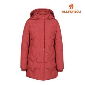 [올포유][올포유] 여성 후드 탈부착 변형 퀼팅 슬림핏 구스 다운 점퍼 ALDJLA131-431