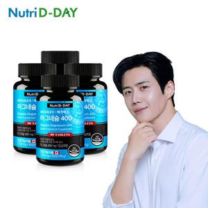[뉴트리디데이] 메가렉스 마그네슘 400 90정 x 4병 (총 360정)