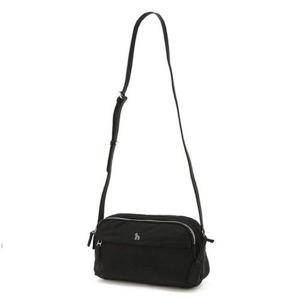 갤러리아_헤지스핸드백 HJBA5F710BK 나일론 로고 지퍼 크로스백(도난방지)