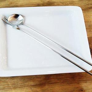 날씬하고 슬림한 무광 롱스푼 롱포크 (W475656)