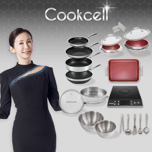 블랙큐브 쿡셀 홀로그램큐브팬+가마솥세트(프라이팬22cm, 프라이팬28cm, 소테팬28cm, 궁중팬28cm)+(레드가마솥16cm/뚜껑, 레드가마솥22cm/뚜껑,+28찜기+28유리뚜껑+키친툴5종)+쿡셀 믹싱볼2종(20cm, 24cm)+쿡셀 인덕션+(사은품)홀로그램레드사각멀티팬