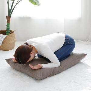 베이직 목화솜 108배 기도 명상 대형 쿠션 절방석(70x110cm)