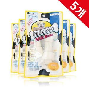 애완용품 딜리셔스 밀크본 강아지 우유껌 2Px5묶음