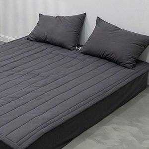 퀸사이즈패드 차콜 브로이 카페트 겸용 4면 밴딩 퀸 침대 이불 패드 사계절침대패드 HWE8C920