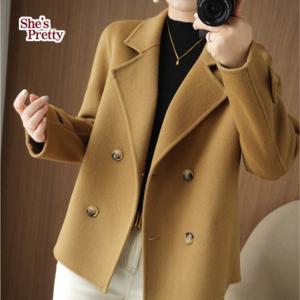 [쉬즈프리티] 카투더블모직자켓_여성겨울코트