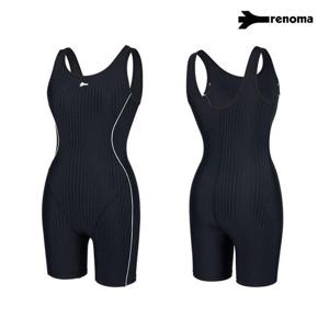 [레노마수영복]여성 라인 2부 반신수영복 블랙 RN-LS2F862-BK_CA