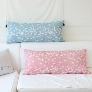 [애슐리데코]아이스 하나 등쿠션 60x110(솜포함)