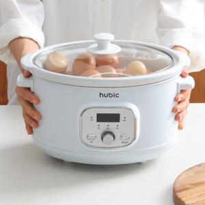 휴빅 타이머 맥반석 구운 계란 달걀 기계 굽는 삶는 찜기 가정용 도자기