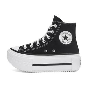 컨버스 척테일러 올스타 리프트 더블 스택 하이 여성 플랫폼 키높이 스니커즈 블랙 A12975C