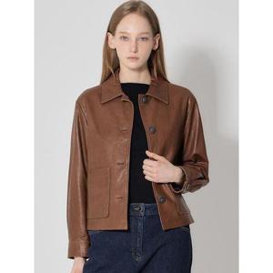 [르오트]천연양가죽100 스탠카라 레더 자켓-사이즈 55~77까지