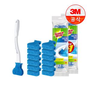 [3M]변기청소용 크린스틱 (핸들1+리필 13입)