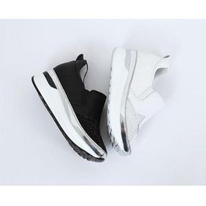 [블루맥스]실버라인 별 디테일 유니크 키높이 슬립온 스타히스