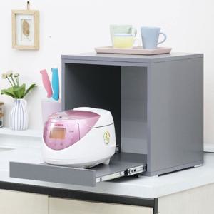 (착불) 퀸카 미니 밥솥선반 인출식 거치대 밥솥다이 주방렌지대