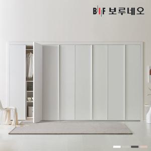[홈앤단독]보루네오 피버 여닫이 붙박이장 30cm