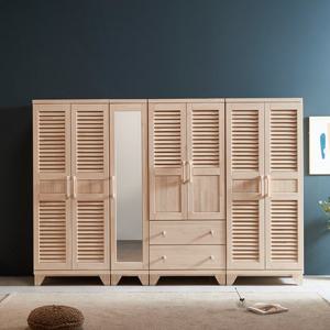 나무뜰 웰 편백나무 2800 전신거울 원목 장롱 FMF165