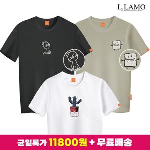 [엘라모] 남녀공용 반팔티셔츠 11,800원 균일가 모음전