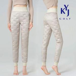 [김영주골프]겨울 오리털 보온 내복 야외 필드 골프 이너 팬츠 KOWLSL77
