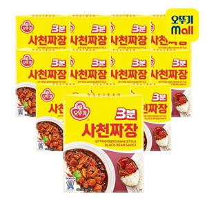 [오뚜기] 3분 사천짜장 200g 12개