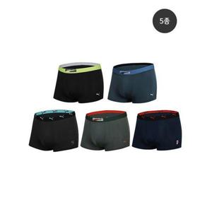 [푸마 언더웨어]흡한속건 소프트 주니어 드로즈 5종세트