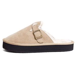 [세자매]경량 남자털슬리퍼 푹신한 방한블로퍼 사무실슬리퍼