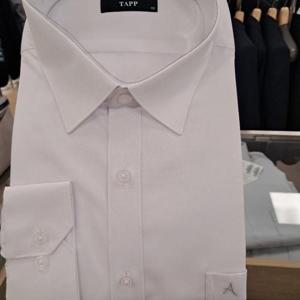 트레몰로 HC09 화이트 긴팔 드레스셔츠 FW 인디안 가을겨울 남성 솔리드 셔