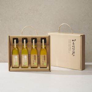 [매헌생명창고]국내산 들기름 4병 세트[고소한 들기름 (150ml x 2병) +생 들기름 (150 x 2병)]