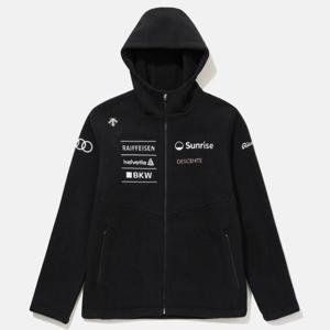 데상트 스위스 스키 본딩 플리스 재킷 B1 SQ423SKTO1 BLK0 LBEG NAVY RED0