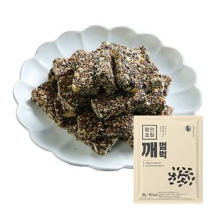 [강봉석조청명인]깨범벅 10g x 32개 (8개x4봉) 영양바 강정